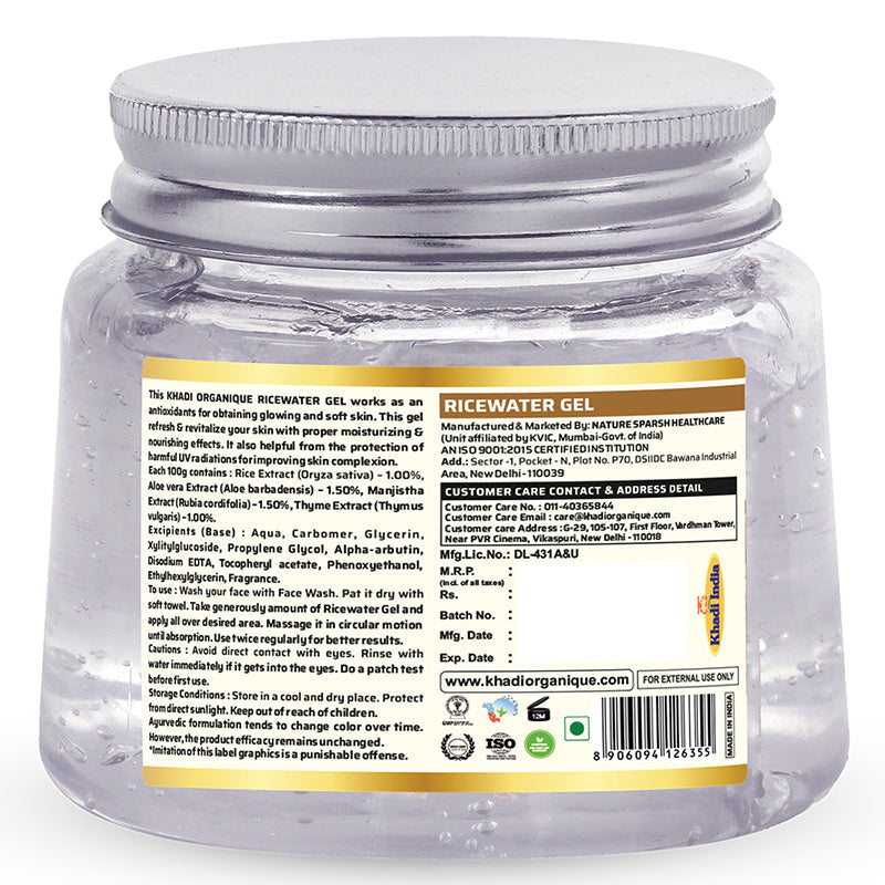 Khadi Organique Ricewater Gel 200g