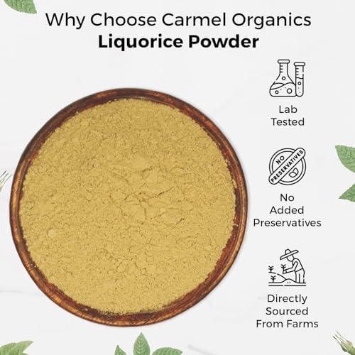 Carmel Organics Liquorice | Mulethi | Yashtimadhu Root Powder, 340 Grams