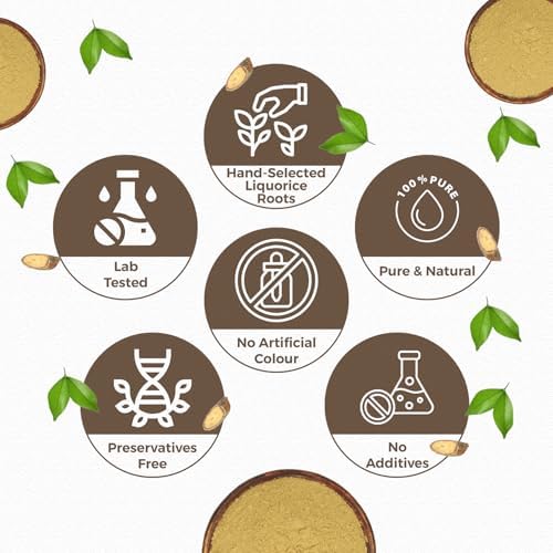 Carmel Organics Liquorice | Mulethi | Yashtimadhu Root Powder, 340 Grams