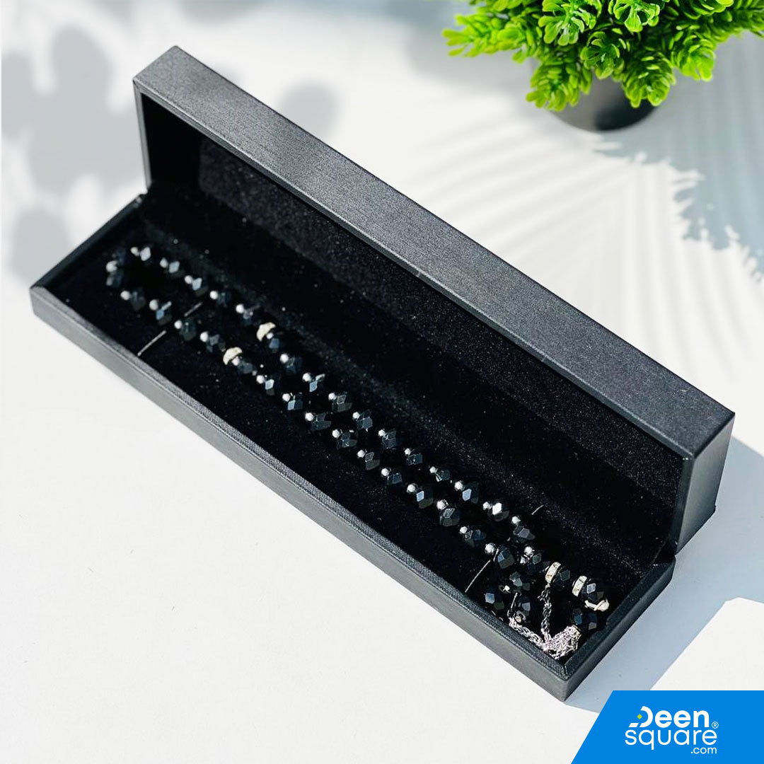 33 Beads Crystal Tasbeeh (تسبيح‎‎) with Gift Box