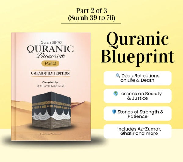 Quranic Blueprint: Umrah & Hajj Edition (A6 Travel-Friendly Size)