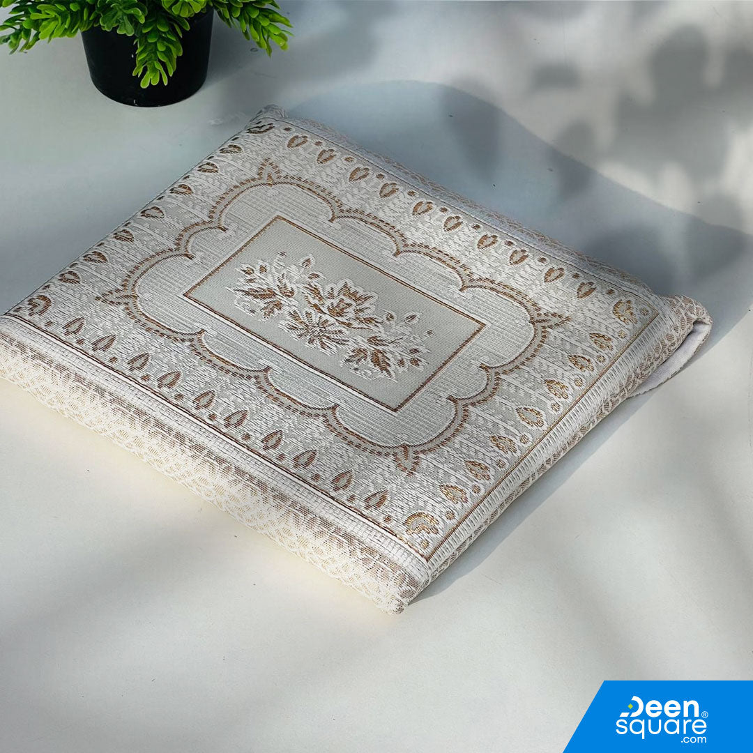 سجادة صلاة فاخرة للسفر مع حقيبة - خفيفة الوزن وصغيرة الحجم - صنع في تركيا (70 × 110 سم)