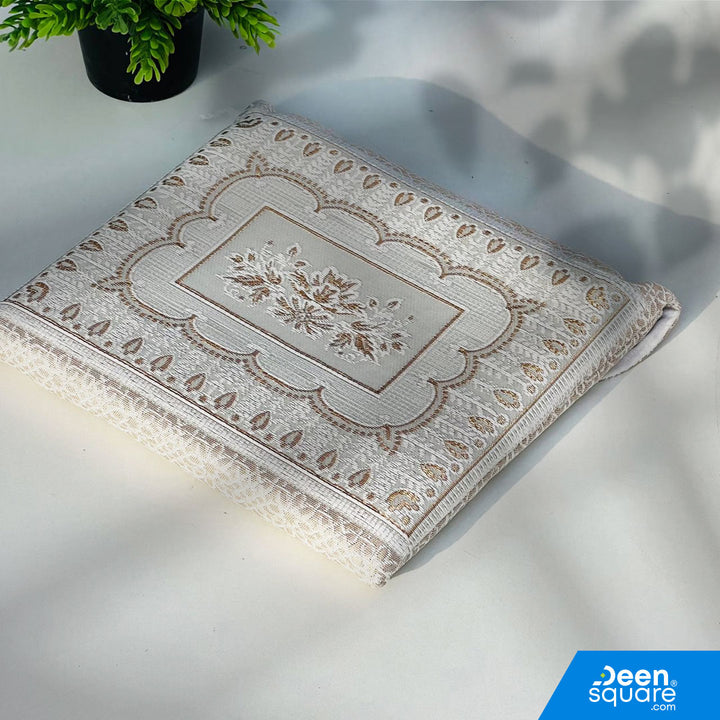 سجادة صلاة فاخرة للسفر مع حقيبة - خفيفة الوزن وصغيرة الحجم - صنع في تركيا (70 × 110 سم)