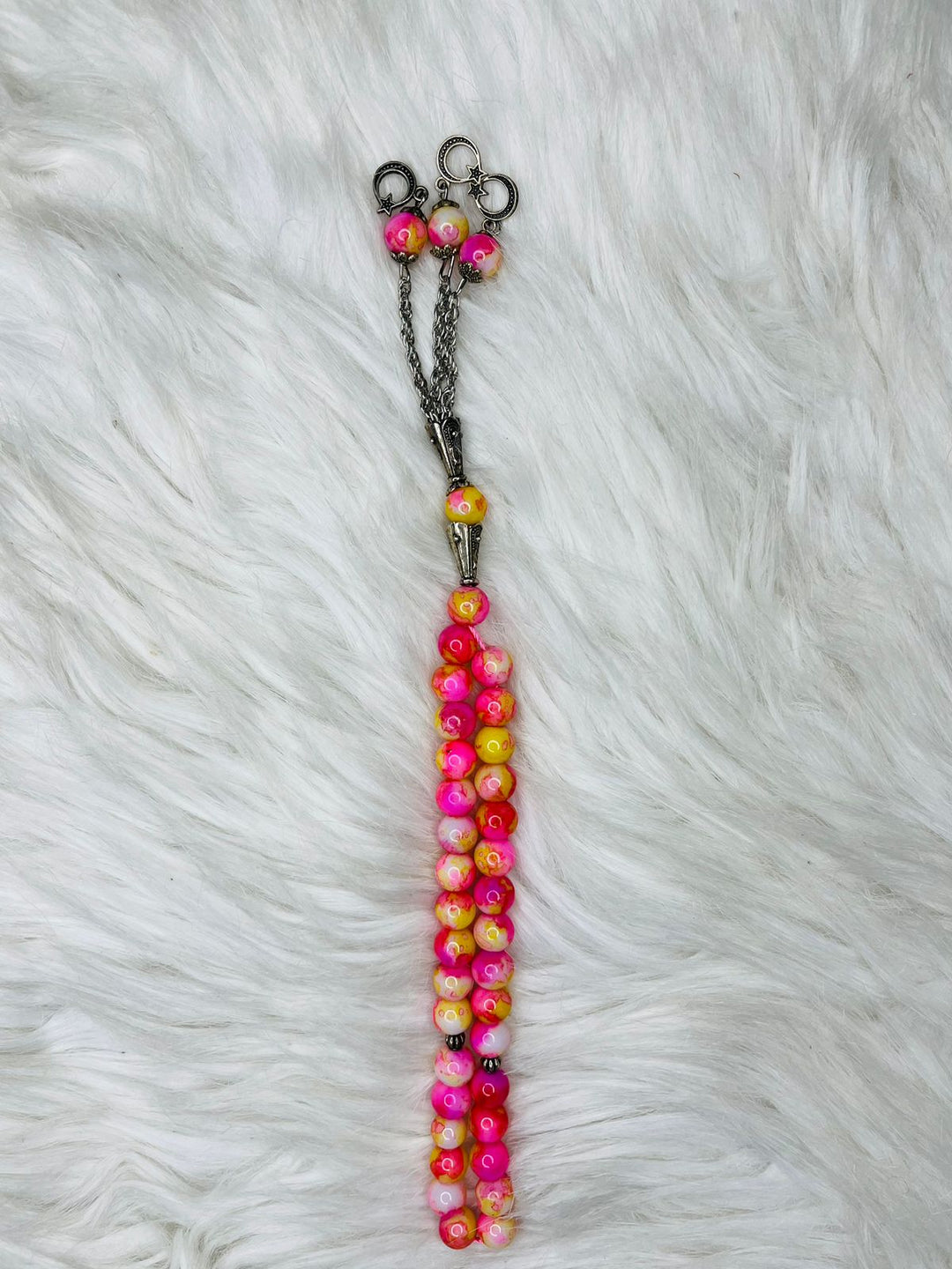 33 Beads Marble Tasbeeh with Chain - 5mm