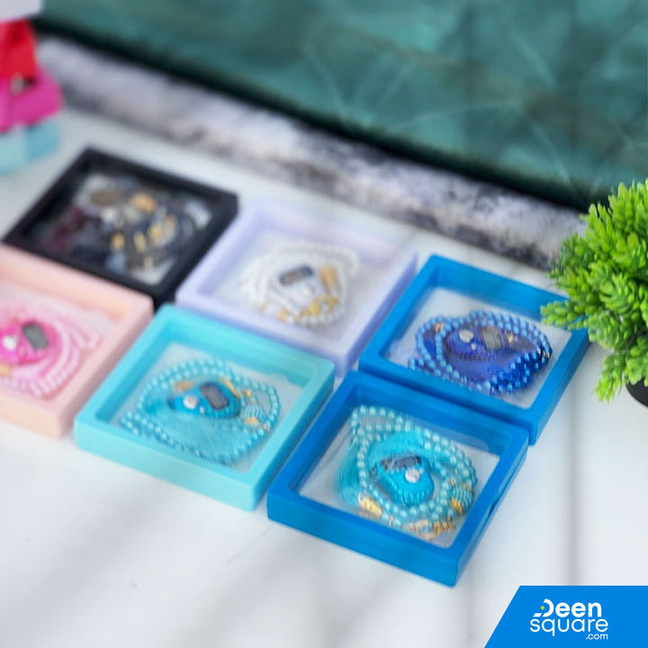 Tasbeeh Counter for Gift (99 Beads Tasbih with Finger Counter)