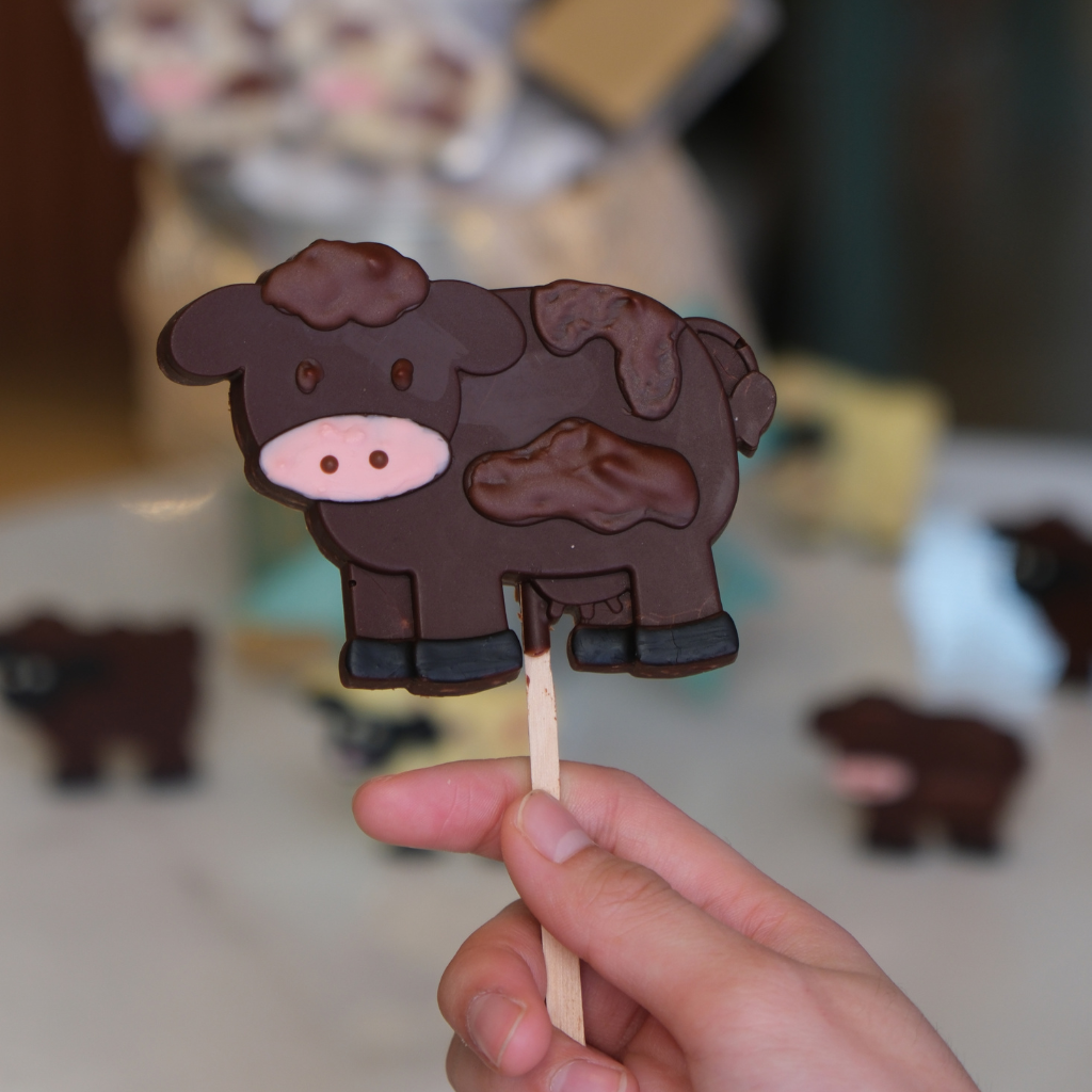 HANDPAINTED CHOCOLATE COW LOLLY - EID AL ADHA - BUNDLE OF THREE