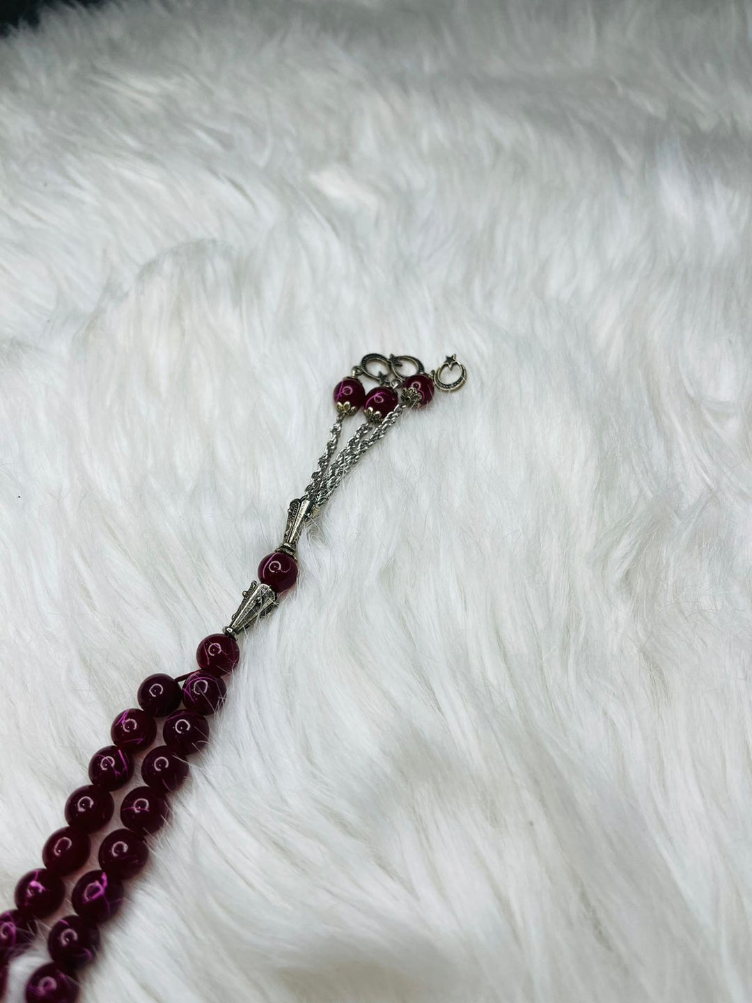 33 Beads Marble Tasbeeh with Chain - 5mm