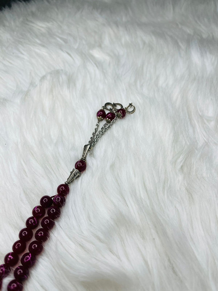 33 Beads Marble Tasbeeh with Chain - 5mm