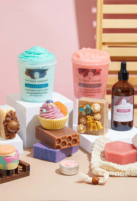 Handcrafted Luxury Vegan Dessert Soap | Orange Cupcake | The Skin Concept