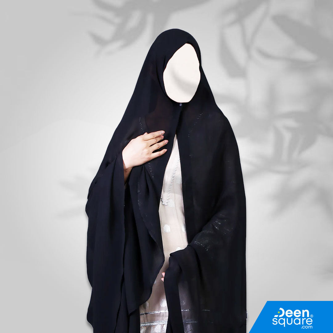 Cape Inaya (Elegant Chiffon Cape – Perfect Abaya Overlay)