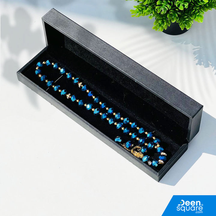 33 Beads Crystal Tasbeeh (تسبيح‎‎) with Gift Box