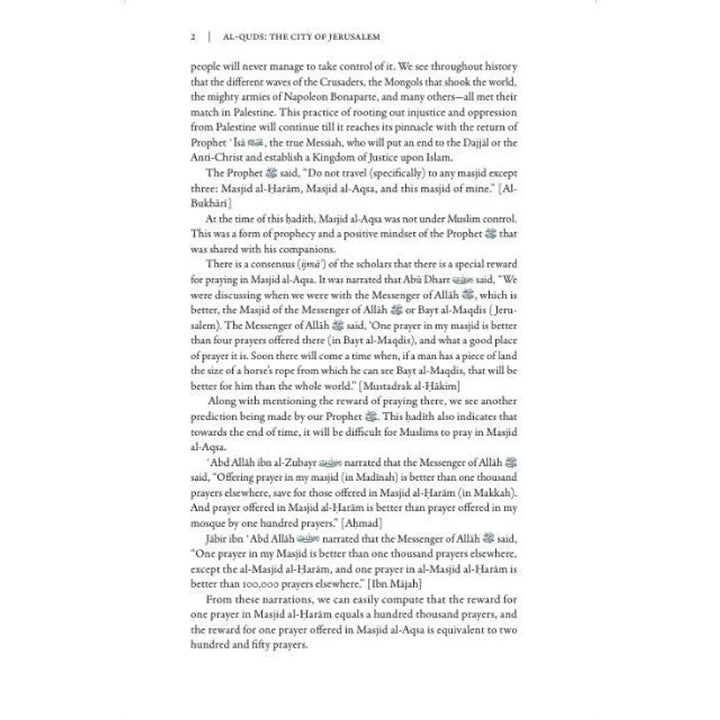Al-Quds The City of Jerusalem: The Chronicles of Bani Israel
