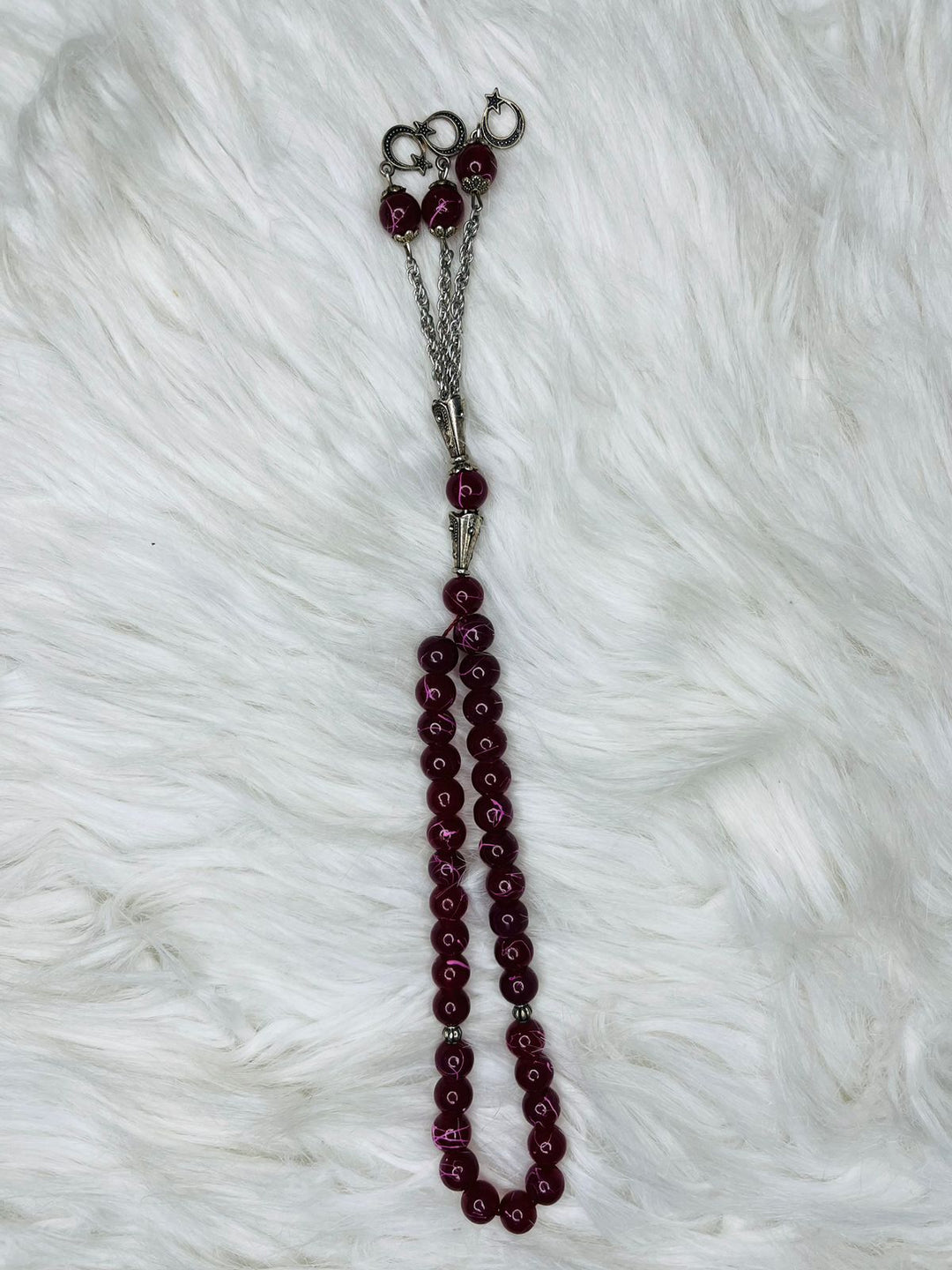 33 Beads Marble Tasbeeh with Chain - 5mm