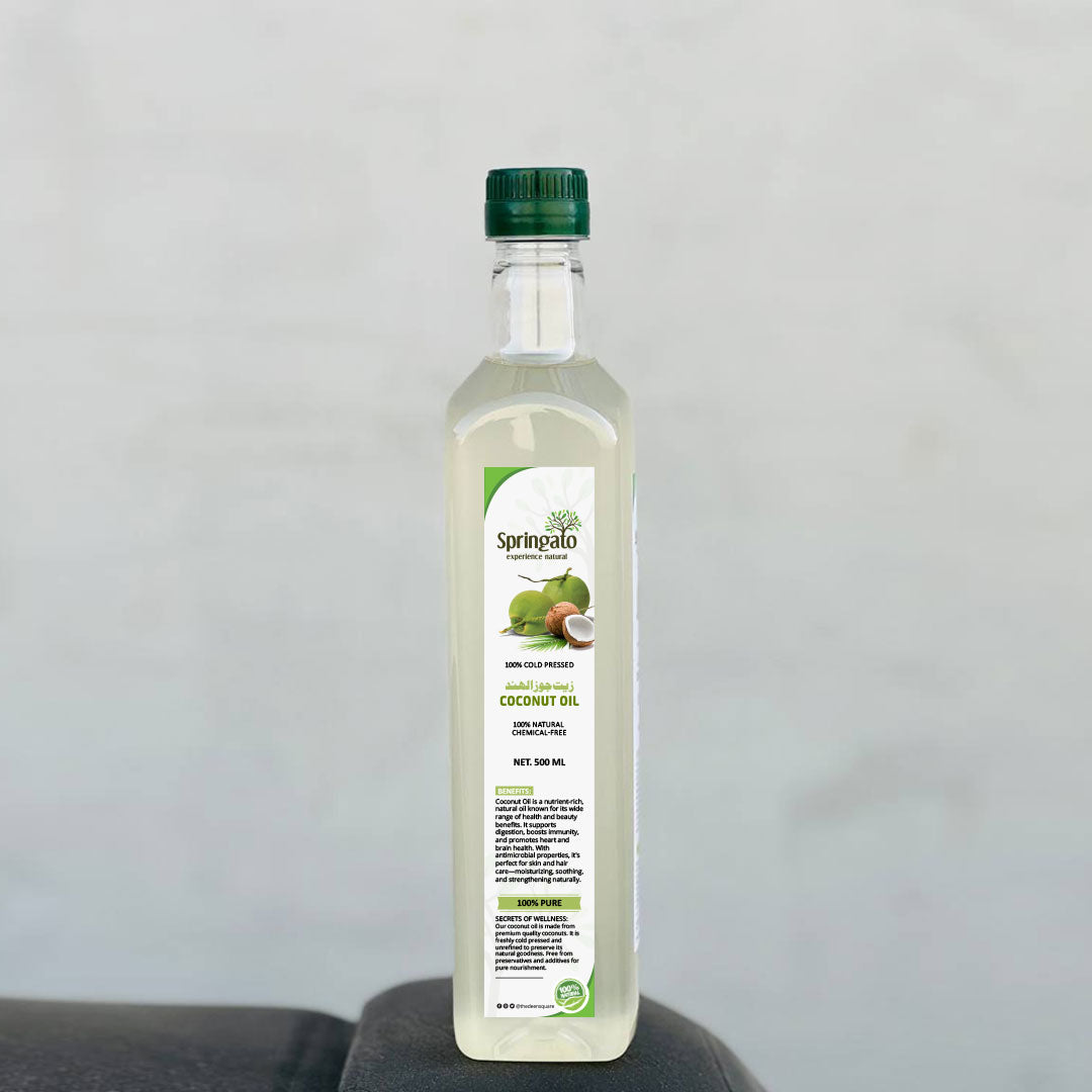 Pure Coconut Oil - Cold Pressed - Springato 500ml