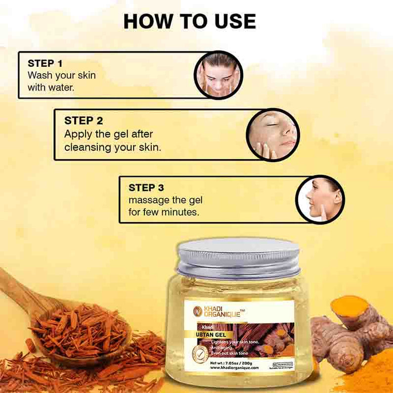 Khadi Organique Ubtan Gel 200g