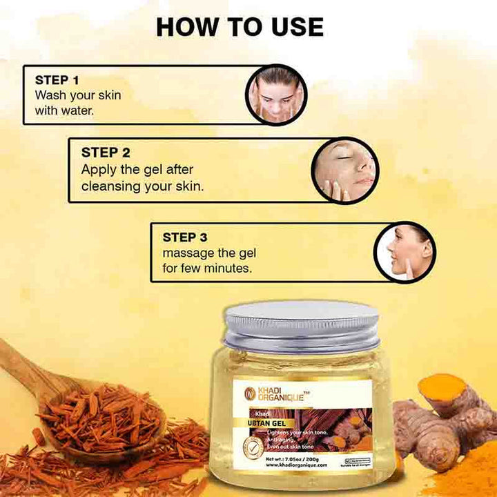 Khadi Organique Ubtan Gel 200g