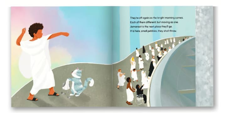 A Cat Like Me (A Fun Hajj Tale) inside pages 2