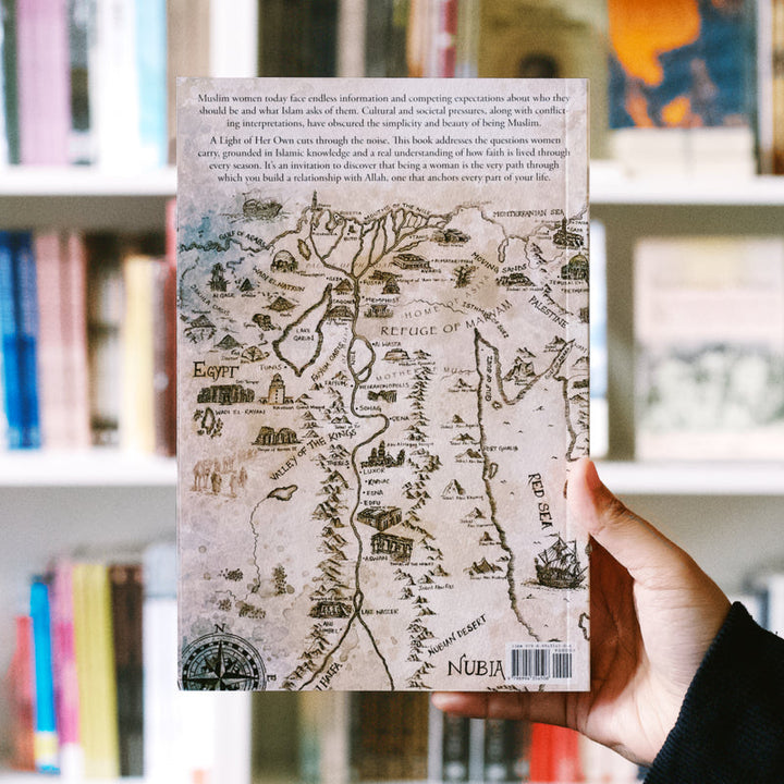 Explore A Light of Her Own by Sarah Ahmed, a 370-page Islamic book on Muslim womanhood. Buy at deensquare.com | Dubai | UAE.