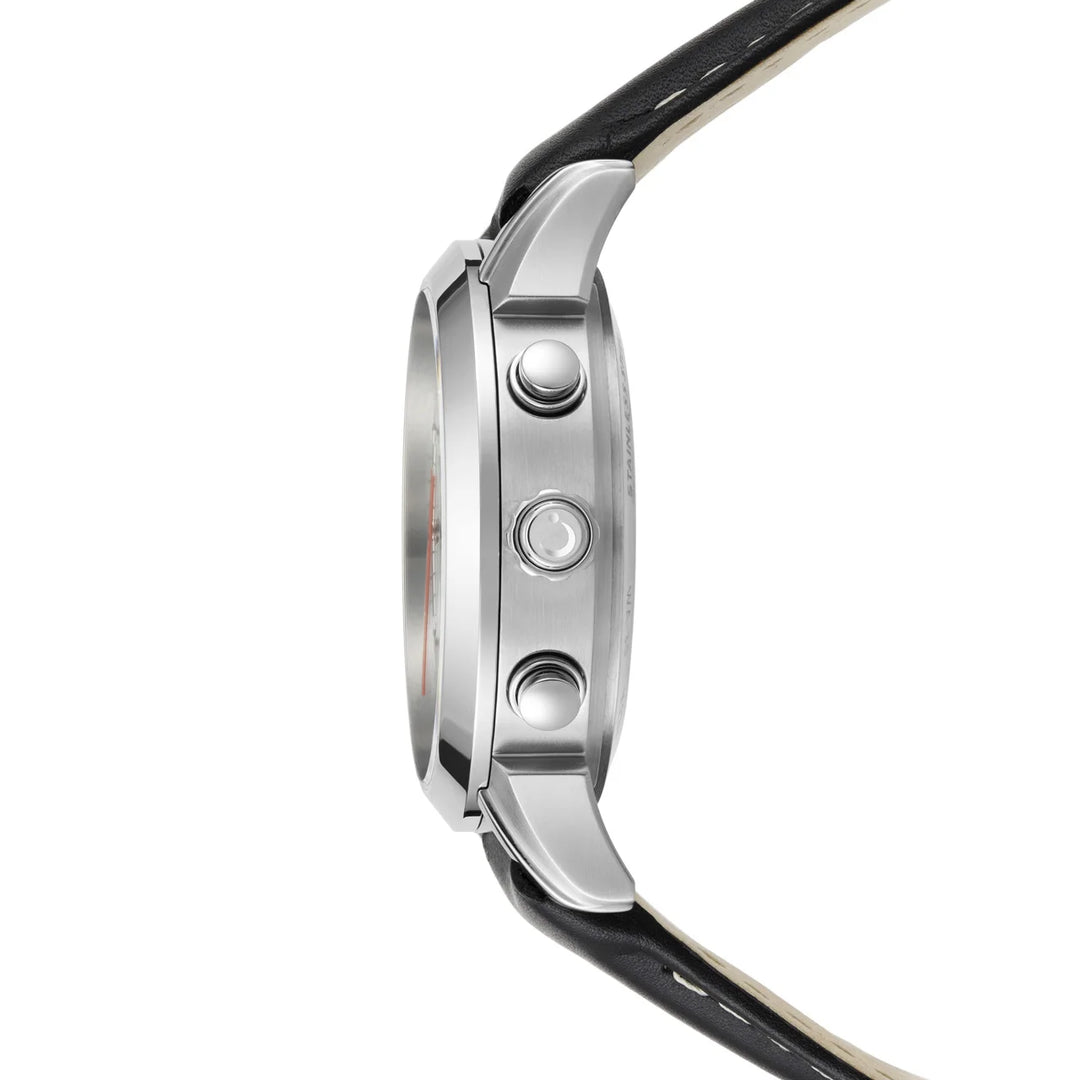 Al Fajr Legend 360 Luxury Azan Watch WA-30L – Leather side view