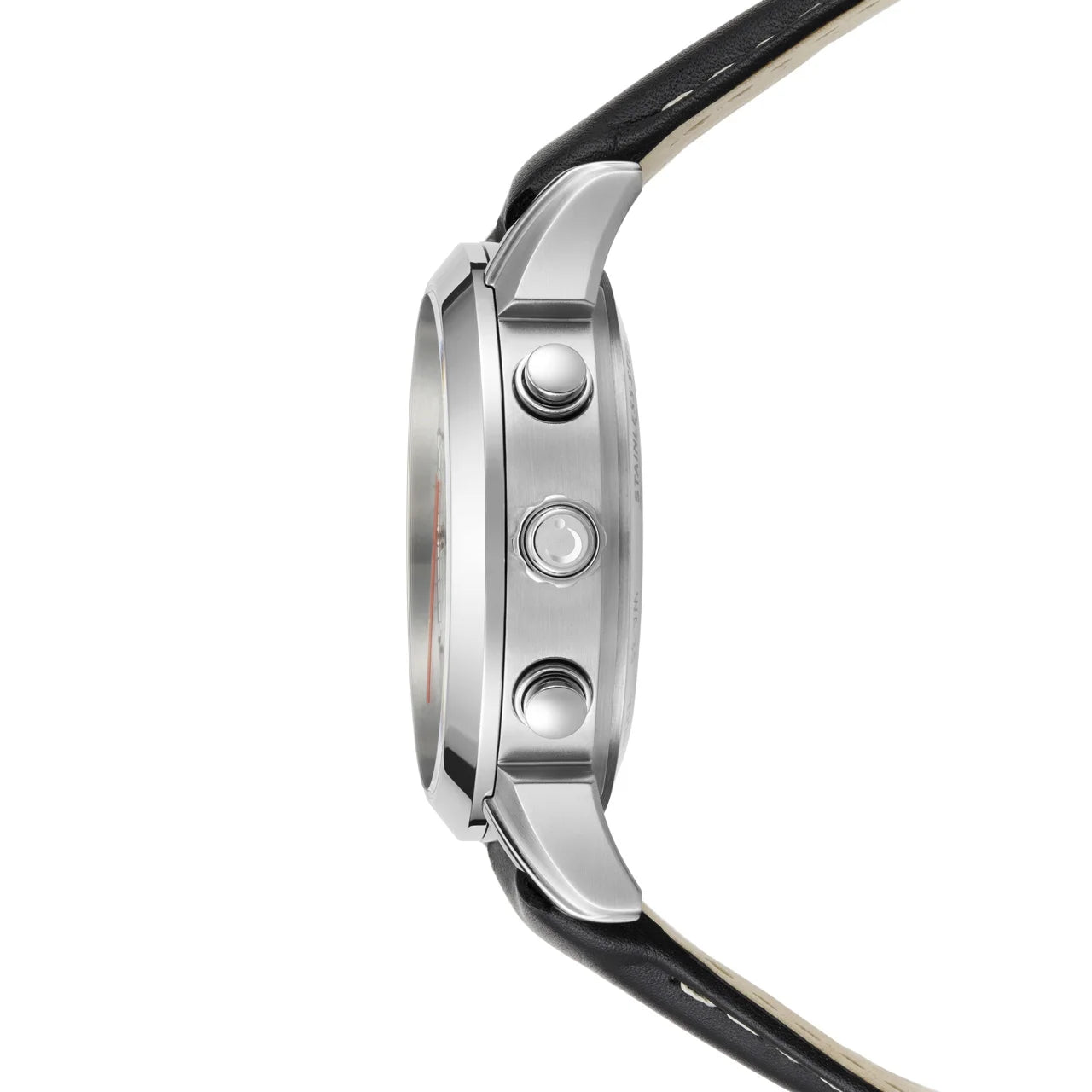 Al Fajr Legend 360 Luxury Azan Watch WA-30L – Leather side view