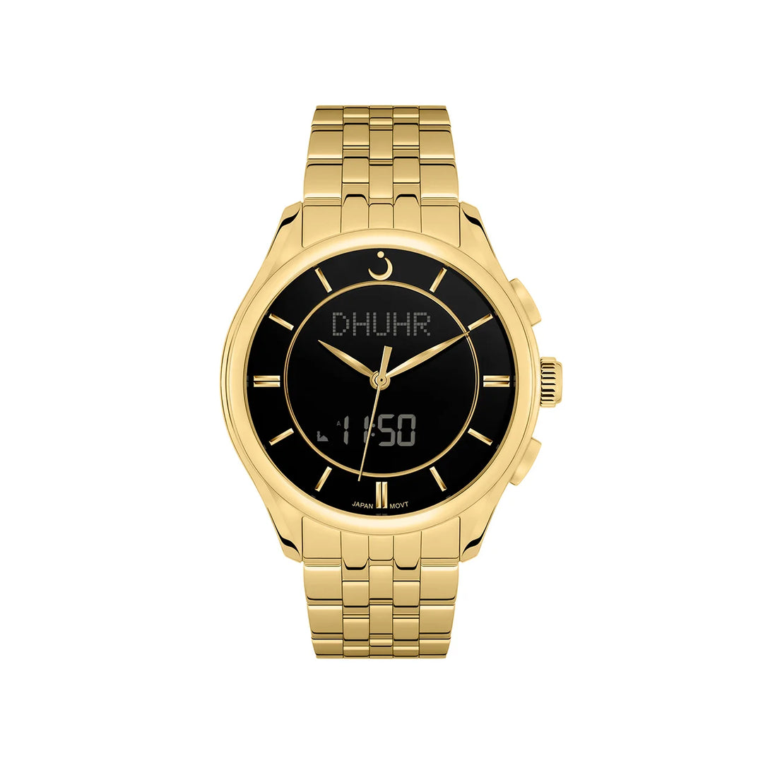 Al Fajr Premier 360 Gold Azan Watch WK-26SG 
