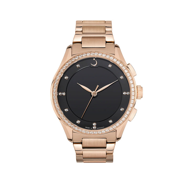 Al Fajr Premier 360 Ladies Steel Wrist Watch - Rose Gold Color