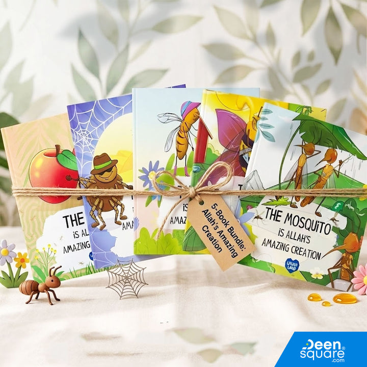 Buy Allah’s Amazing Creation 5-book set at deensquare.com Dubai | UAE. Islamic books for kids exploring Allah’s creation through nature and learning.