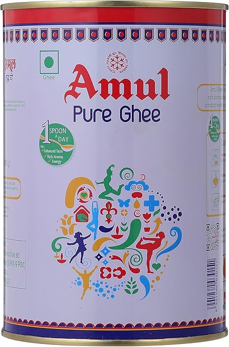 Buy Amul Pure Ghee 1L at deensquare.com. Authentic Indian clarified butter with rich aroma and taste, available in Dubai | UAE.