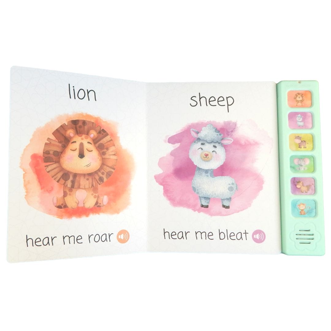 Buy Animals in the Quran Sound Book at deensquare.com. Interactive Islamic baby book with 6 animal sounds. Dubai | UAE. Shop now.