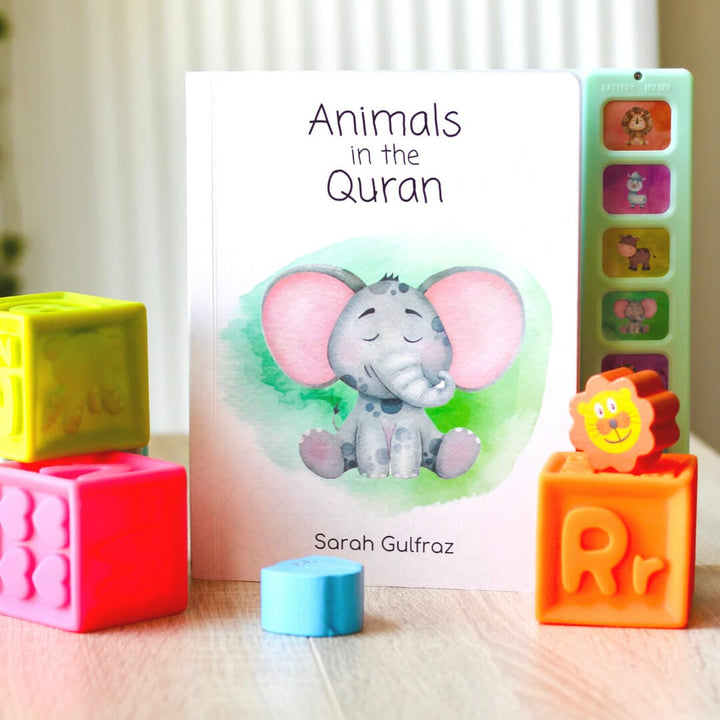 Buy Animals in the Quran Sound Book at deensquare.com. Interactive Islamic baby book with 6 animal sounds. Dubai | UAE. Shop now.