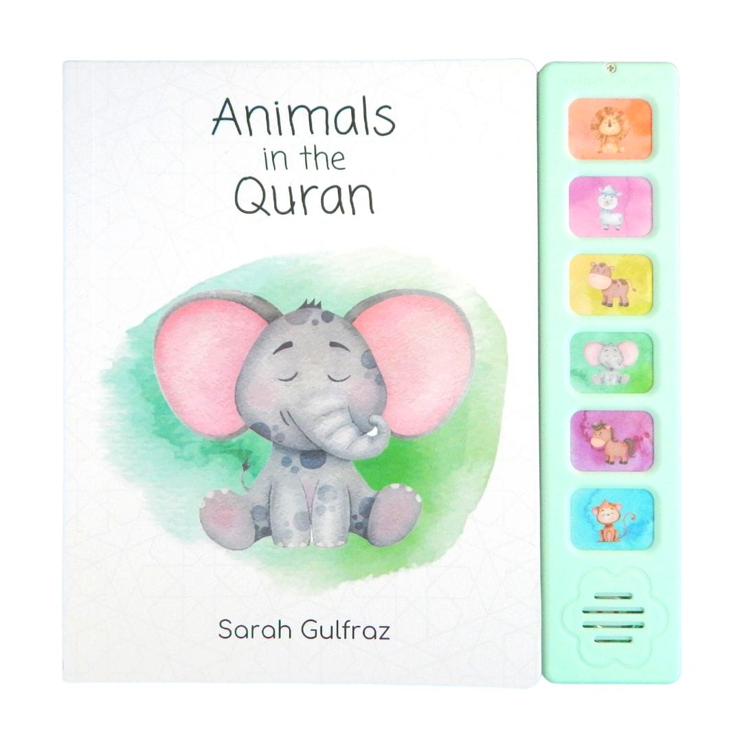 Buy Animals in the Quran Sound Book at deensquare.com. Interactive Islamic baby book with 6 animal sounds. Dubai | UAE. Shop now.