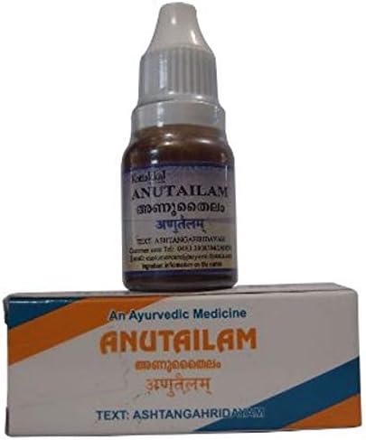 اريا فيديا سالا، كوتاكال انو تيلام، 10 مل، الايورفيدا ناسيا،| Buy Anu Tailam Nasya Oil 10 ml by Kottakkal Ayurveda at deensquare.com. Traditional Ayurvedic herbal formulation available in Dubai | UAE.