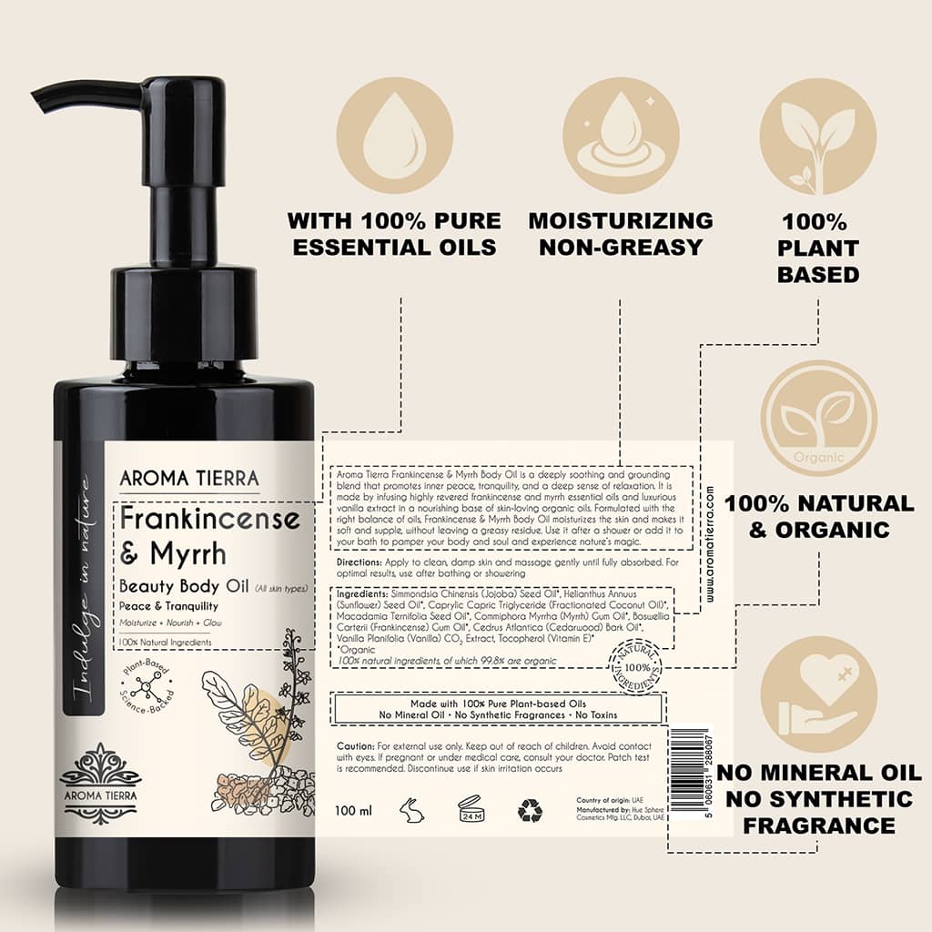 Frankincense & Myrrh - Body Oil - Aroma Tierra