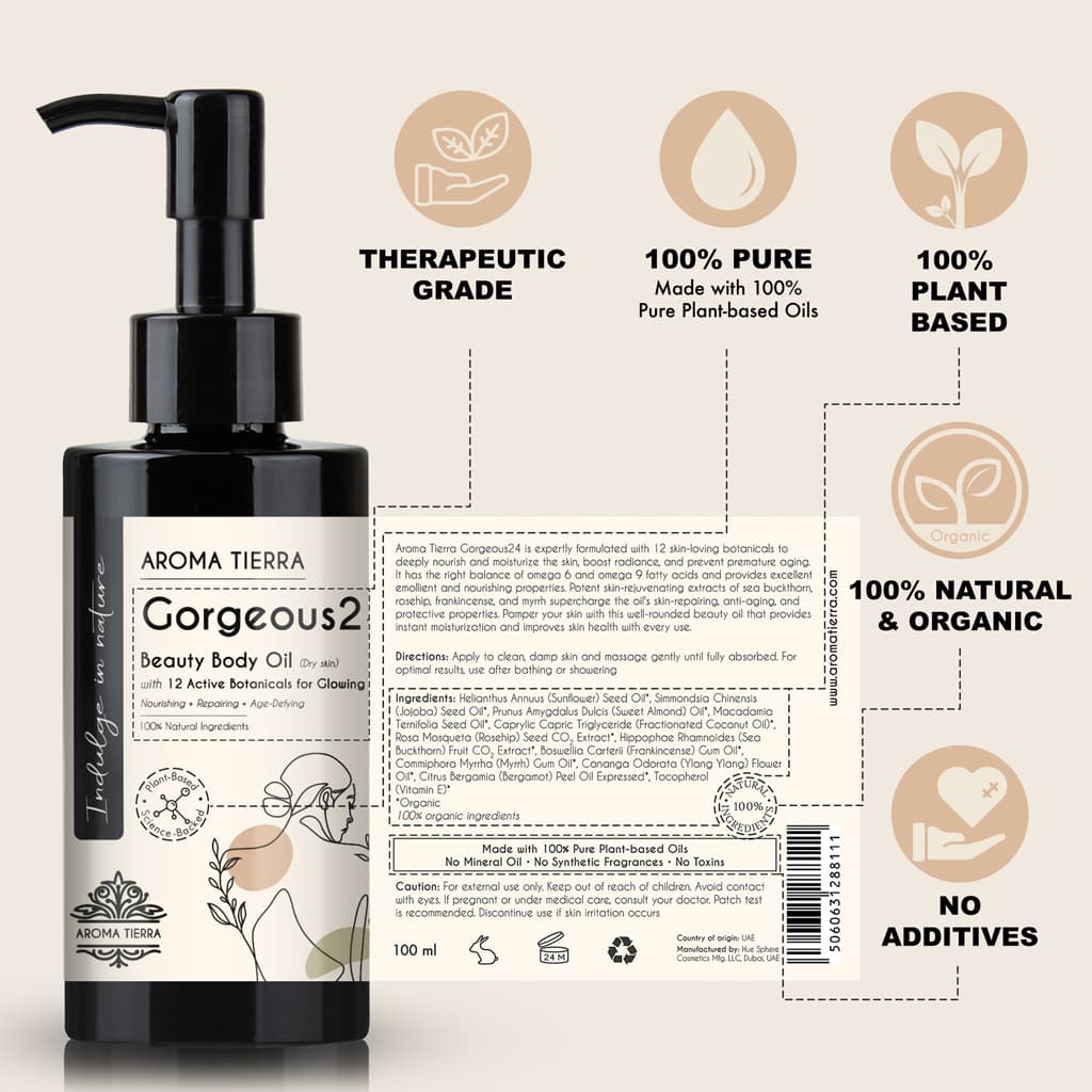 Shop Gorgeous24 Body Oil at deen square.com. 14 botanicals for glowing skin. Fast shipping available.