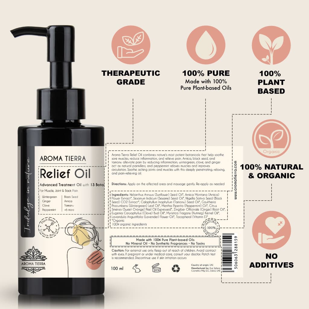 Aroma Tierra Advanced Pain Relief Oil