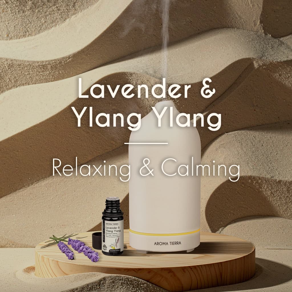 Lavender &amp; Ylang Ylang Essential Oil Blend - Relaxing &amp; Calming Aroma