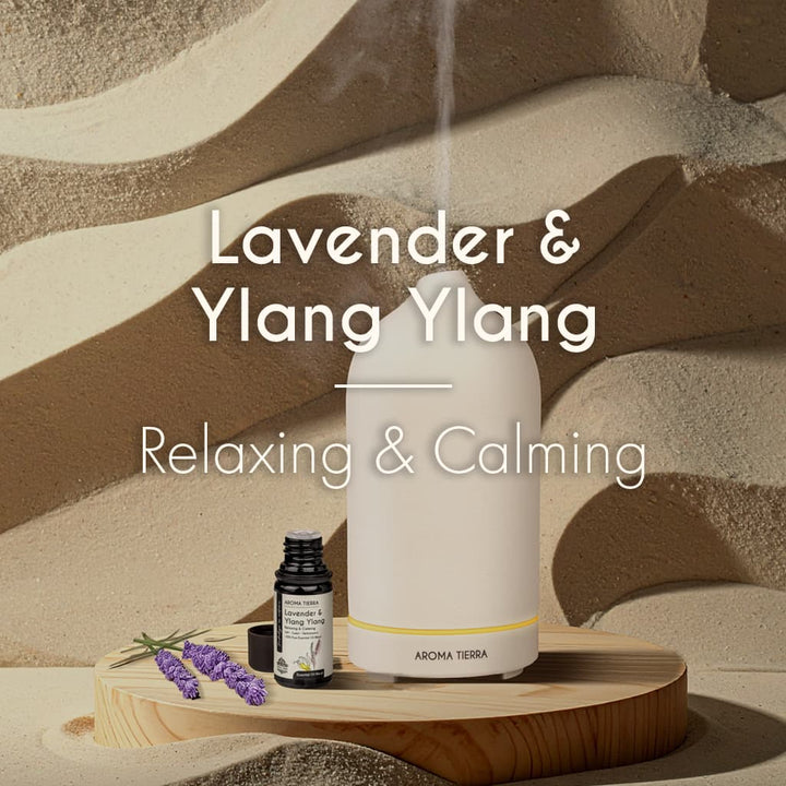 Lavender &amp; Ylang Ylang Essential Oil Blend - Relaxing &amp; Calming Aroma