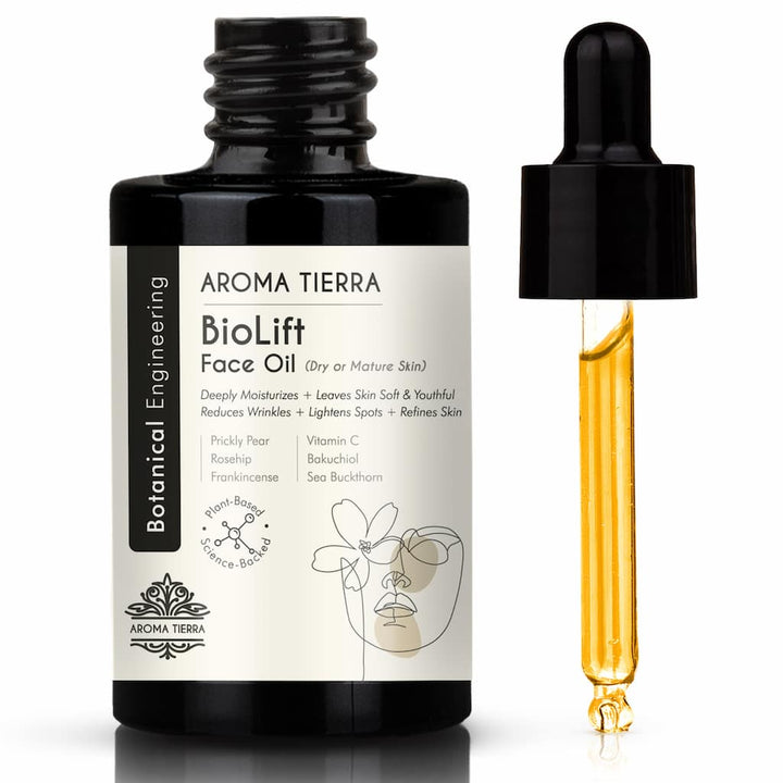 BioLift Face Oil – High-Performance Oil for Mature &amp; Aging Skin | Aroma Tierra