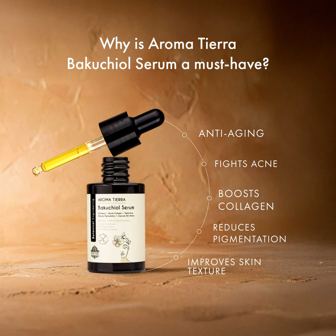Bakuchiol Face Serum (Retinol Alternative) 30ml – Anti Aging &amp; Acne Care