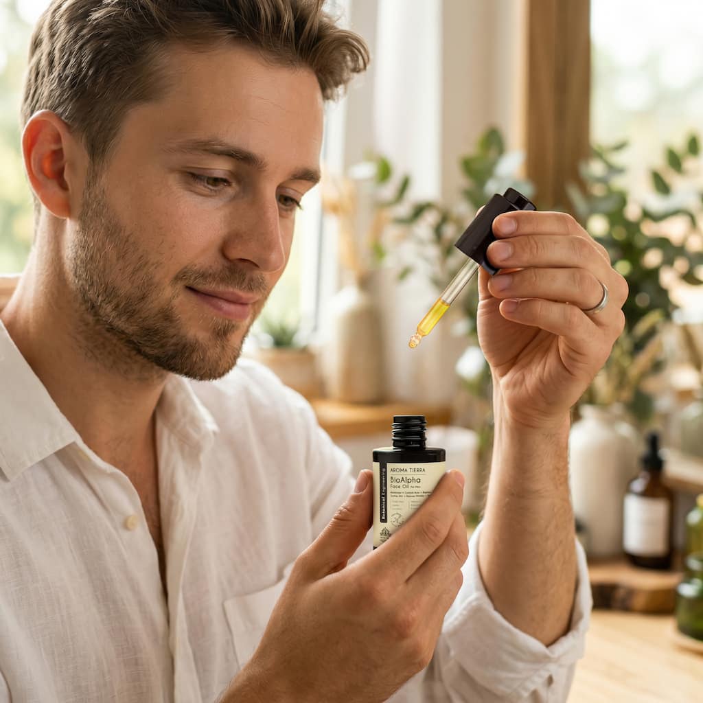 BioAlpha Face Oil – High-Performance Oil for Men – Aroma Tierra