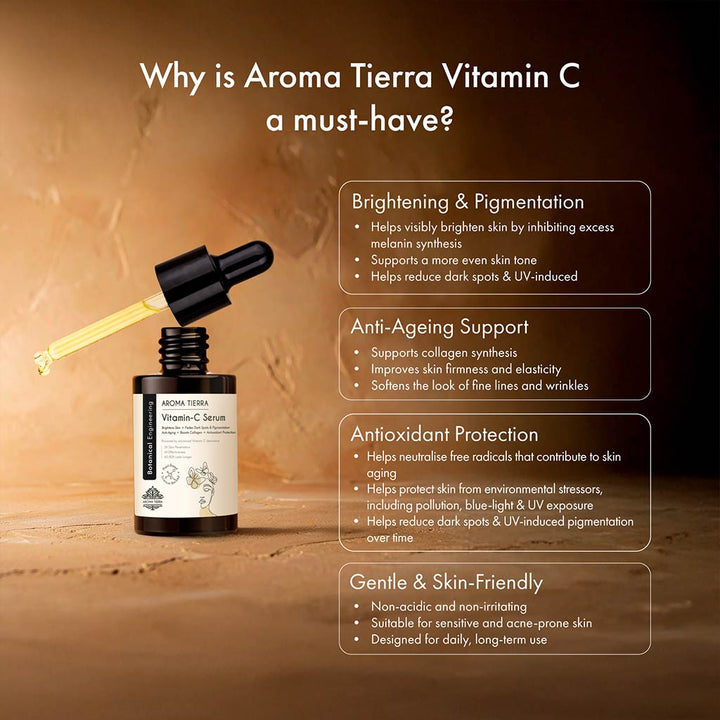 Aroma Tierra Vitamin C Face Serum (Advanced VC-IP)