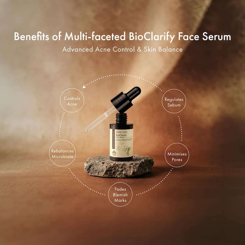 BioClarify Face Serum – High-Performance Serum for Oily &amp; Acne-Prone Skin-Aroma Tierra