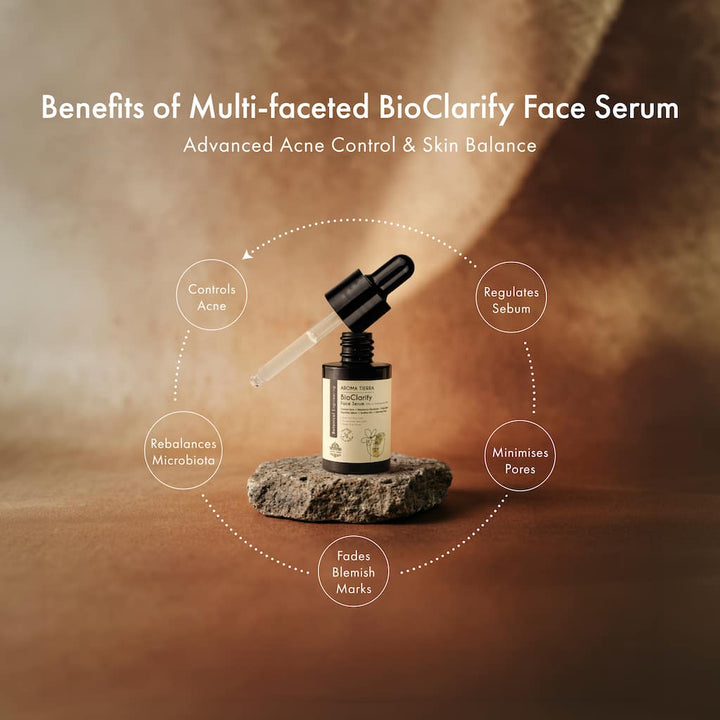BioClarify Face Serum – High-Performance Serum for Oily &amp; Acne-Prone Skin-Aroma Tierra