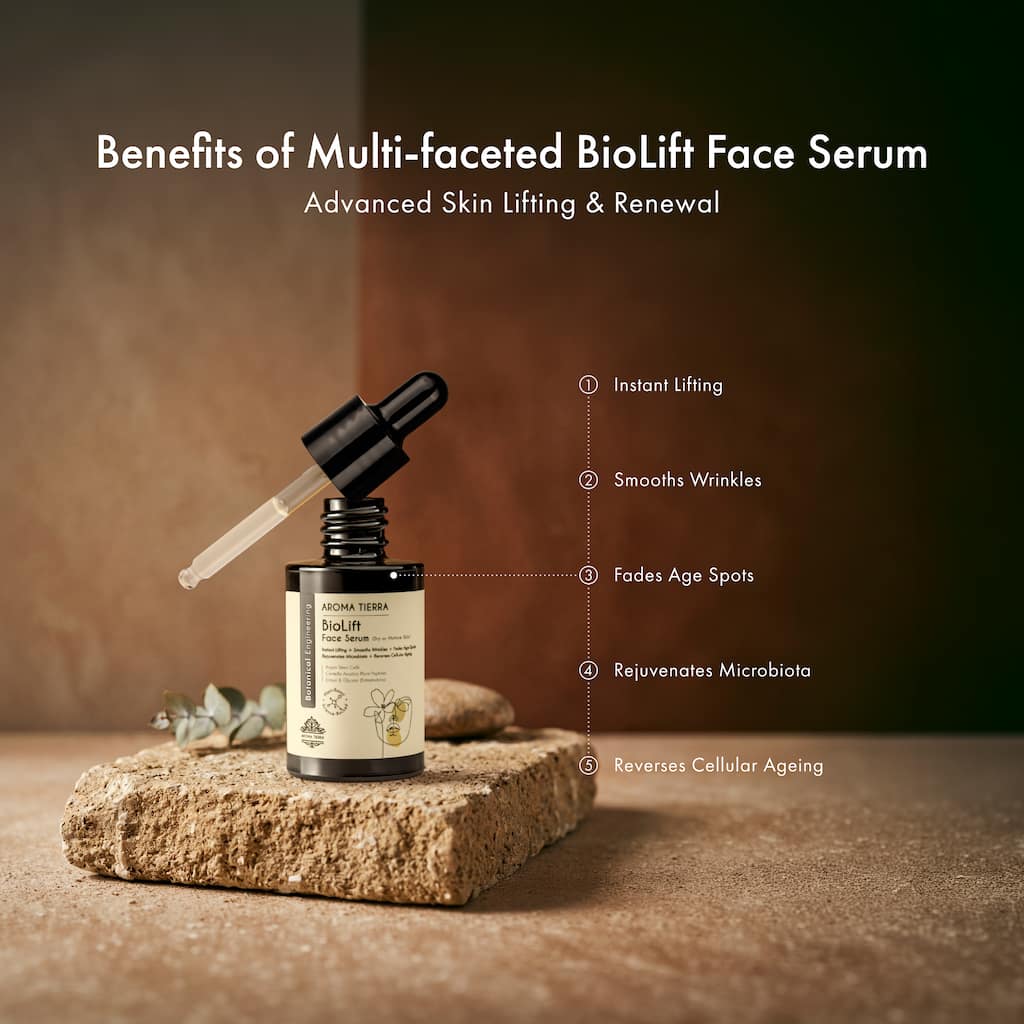 BioLift Face Serum Anti-Aging for Mature Skin | Aroma Tierra