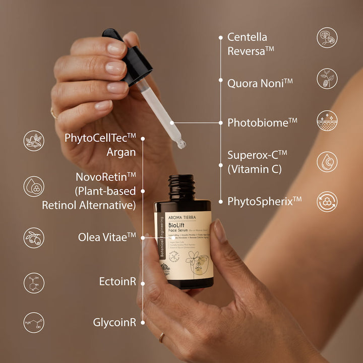 BioLift Face Serum Anti-Aging for Mature Skin | Aroma Tierra