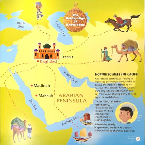 Aziz and the Golden Age of Islam dakwah inside page