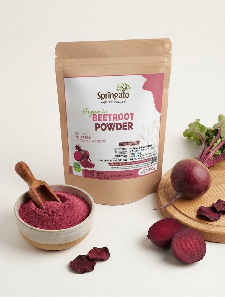 Buy natural 100% Beetroot Powder 100g for DIY skincare at deensquare.com. No fillers or binders. Shop online in Dubai | UAE.