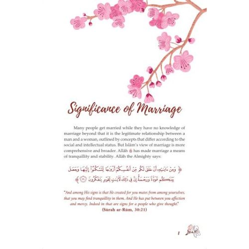Blissful Marriage - A Gift for the Muslim Groom and Bride inside pages