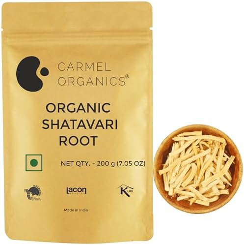 CARMEL ORGANICS Shatavari Root Whole 200 Grams