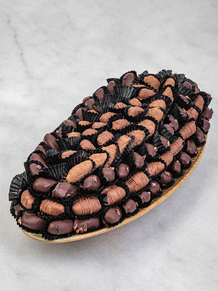Ceramic Feast Platters – Luxury Dates &amp; Single Origin Chocolate Tray - Co Chocolat